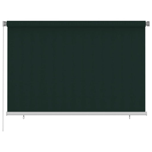 Outdoor Roller Blind 225(W)x140(H) cm Dark Green HDPE