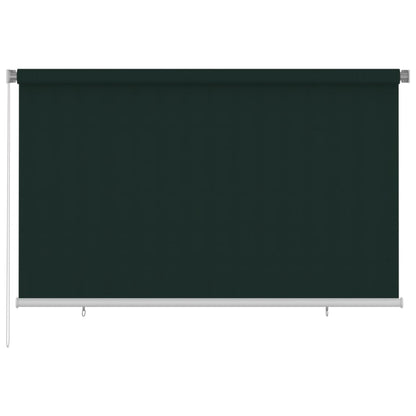 Outdoor Roller Blind 240x140 cm Dark Green HDPE
