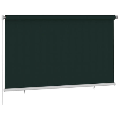 Outdoor Roller Blind 240x140 cm Dark Green HDPE