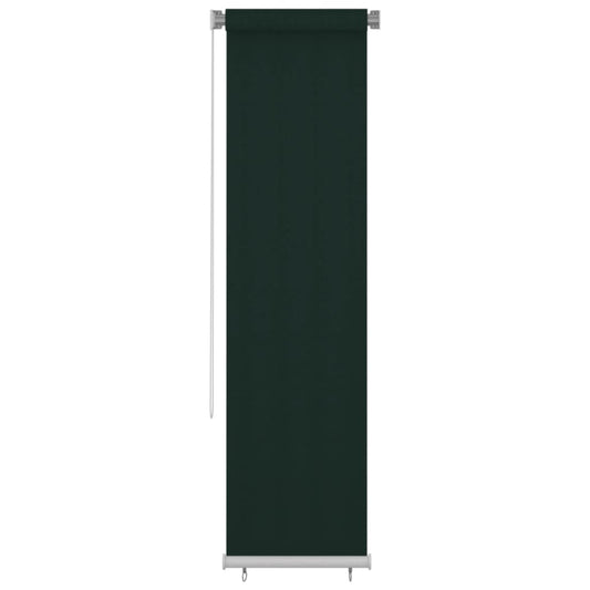 312822 vidaXL Outdoor Roller Blind 60x230 cm Dark Green HDPE