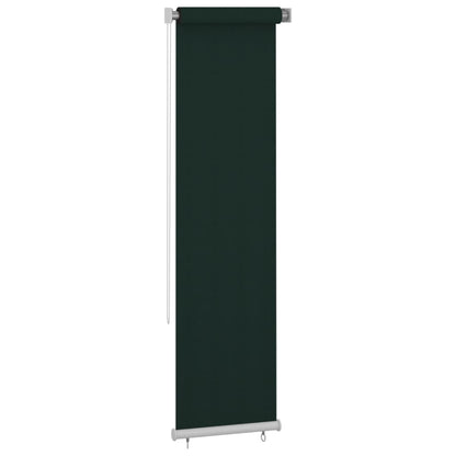 Outdoor Roller Blind 60x230 cm Dark Green HDPE
