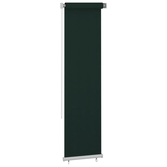 312822 vidaXL Outdoor Roller Blind 60x230 cm Dark Green HDPE