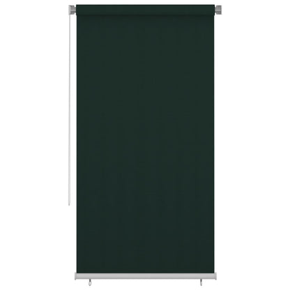 Outdoor Roller Blind 120x230 cm Dark Green HDPE
