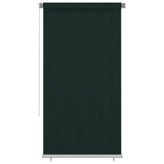 312825 vidaXL Outdoor Roller Blind 120x230 cm Dark Green HDPE