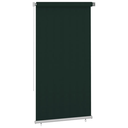 Outdoor Roller Blind 120x230 cm Dark Green HDPE