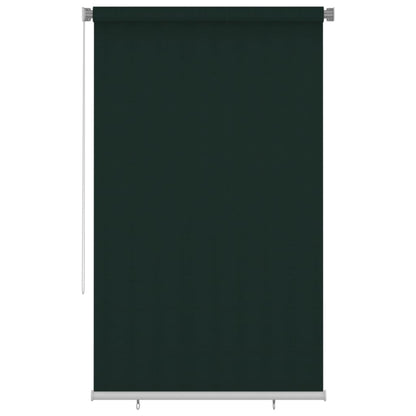Outdoor Roller Blind 140x230 cm Dark Green HDPE