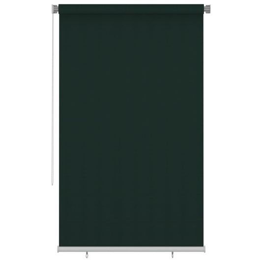 Outdoor Roller Blind 145(W)x230(H) cm Dark Green HDPE