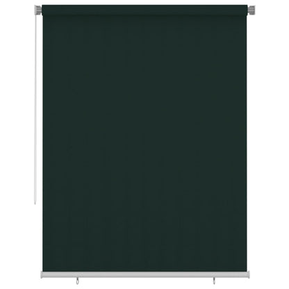 Outdoor Roller Blind 180x230 cm Dark Green HDPE