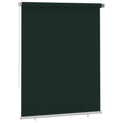 Outdoor Roller Blind 180x230 cm Dark Green HDPE