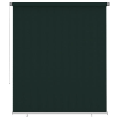 Outdoor Roller Blind 200x230 cm Dark Green HDPE