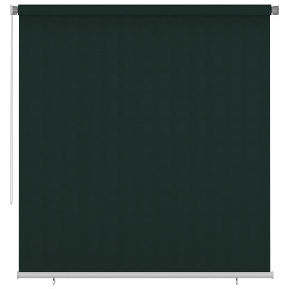 Outdoor Roller Blind 220x230 cm Dark Green HDPE