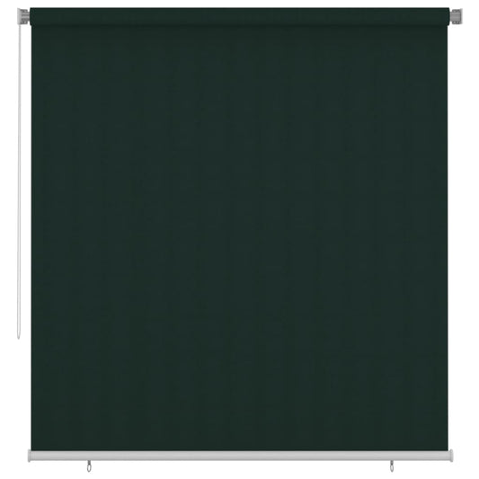 Outdoor Roller Blind 225(W)x230(H) cm Dark Green HDPE