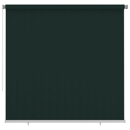 Outdoor Roller Blind 240x230 cm Dark Green HDPE