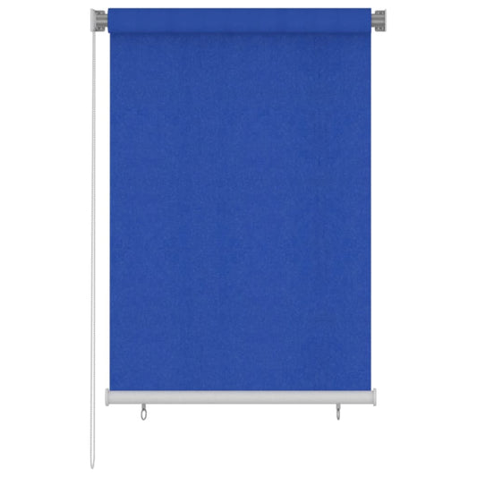 312837 vidaXL Outdoor Roller Blind 100x140 cm Blue HDPE