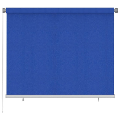 Outdoor Roller Blind 180x140 cm Blue HDPE