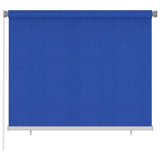 Outdoor Roller Blind 185(W)x140(H) cm Blue HDPE