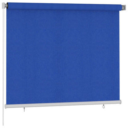 Outdoor Roller Blind 180x140 cm Blue HDPE