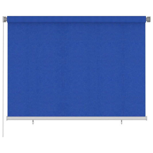 312842 vidaXL Outdoor Roller Blind 200x140 cm Blue HDPE