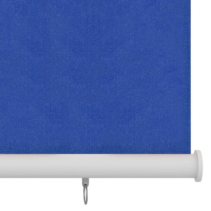 Outdoor Roller Blind 200x140 cm Blue HDPE