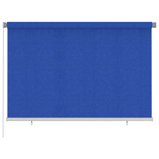 Outdoor Roller Blind 225(W)x140(H) cm Blue HDPE