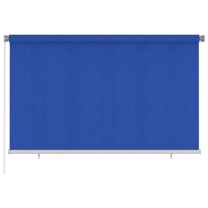 Outdoor Roller Blind 240x140 cm Blue HDPE
