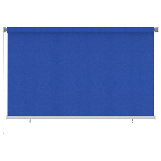 Outdoor Roller Blind 245(W)x140(H) cm Blue HDPE