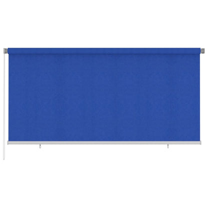 Outdoor Roller Blind 300x140 cm Blue HDPE