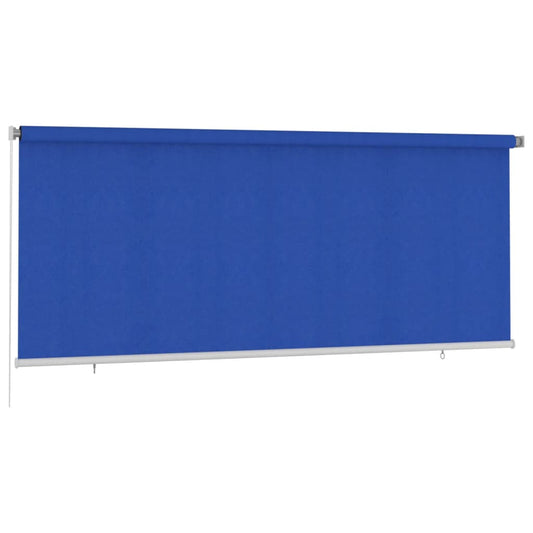 Outdoor Roller Blind 355(W)x140(H) cm Blue HDPE