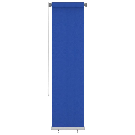 Outdoor Roller Blind 65(W)x230(H) cm Blue HDPE