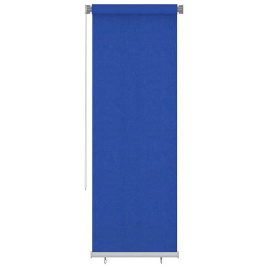 312849 vidaXL Outdoor Roller Blind 80x230 cm Blue HDPE