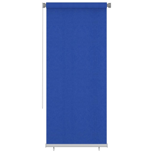 Outdoor Roller Blind 105(W)x230(H) cm Blue HDPE