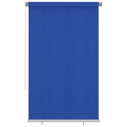 Outdoor Roller Blind 140x230 cm Blue HDPE