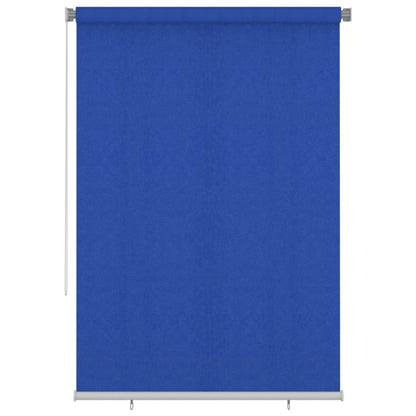 Outdoor Roller Blind 160x230 cm Blue HDPE