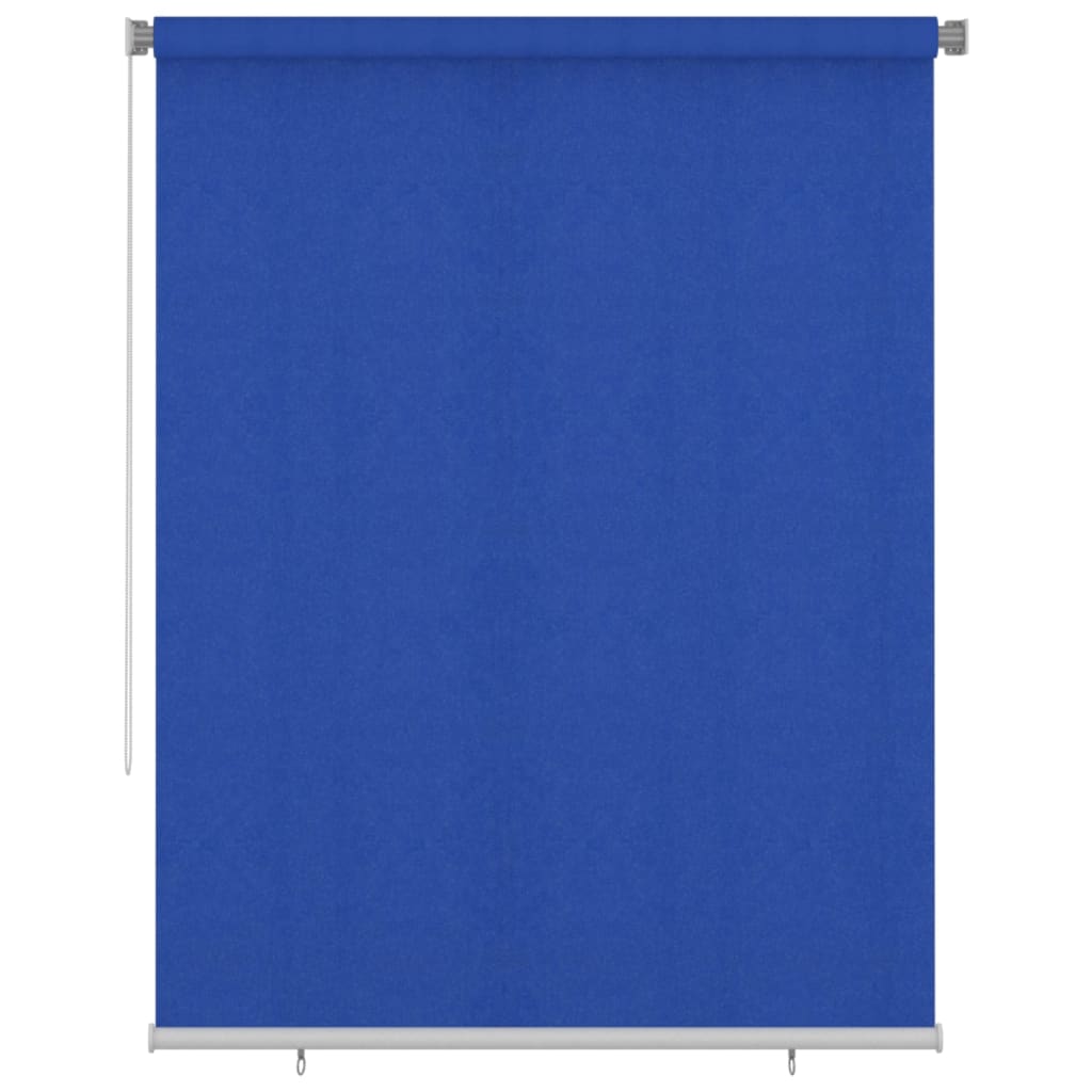 Outdoor Roller Blind 180x230 cm Blue HDPE