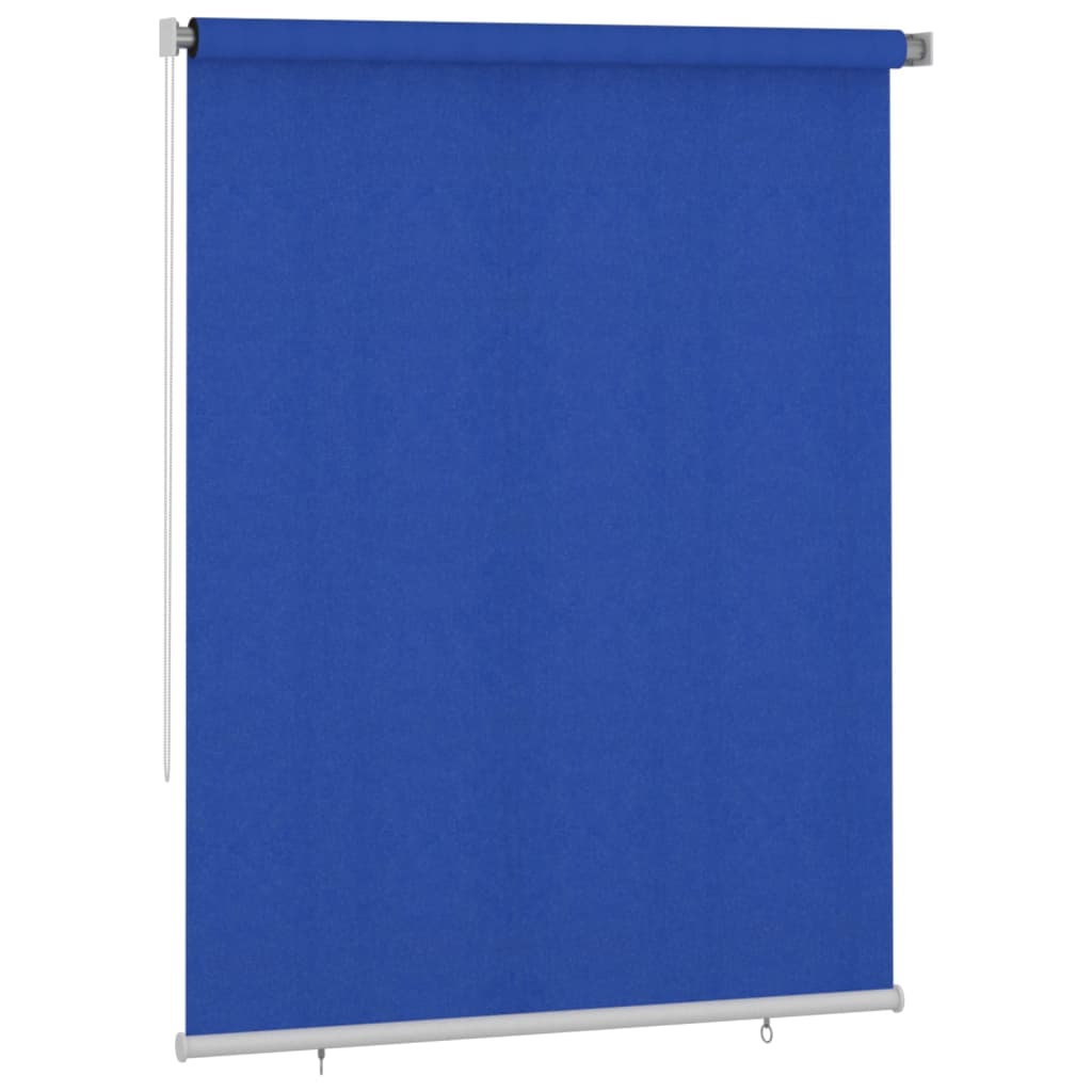 Outdoor Roller Blind 180x230 cm Blue HDPE