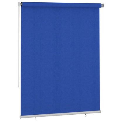 Outdoor Roller Blind 180x230 cm Blue HDPE