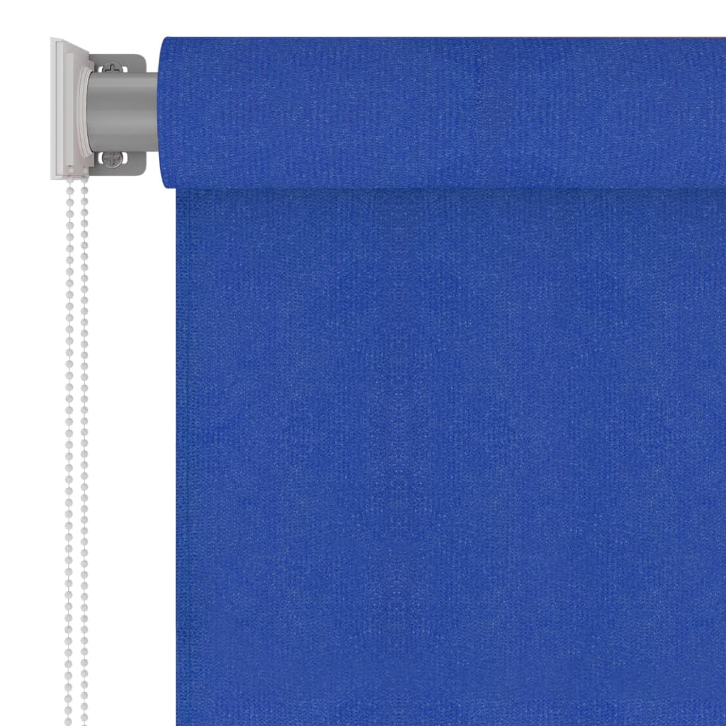 Outdoor Roller Blind 200x230 cm Blue HDPE