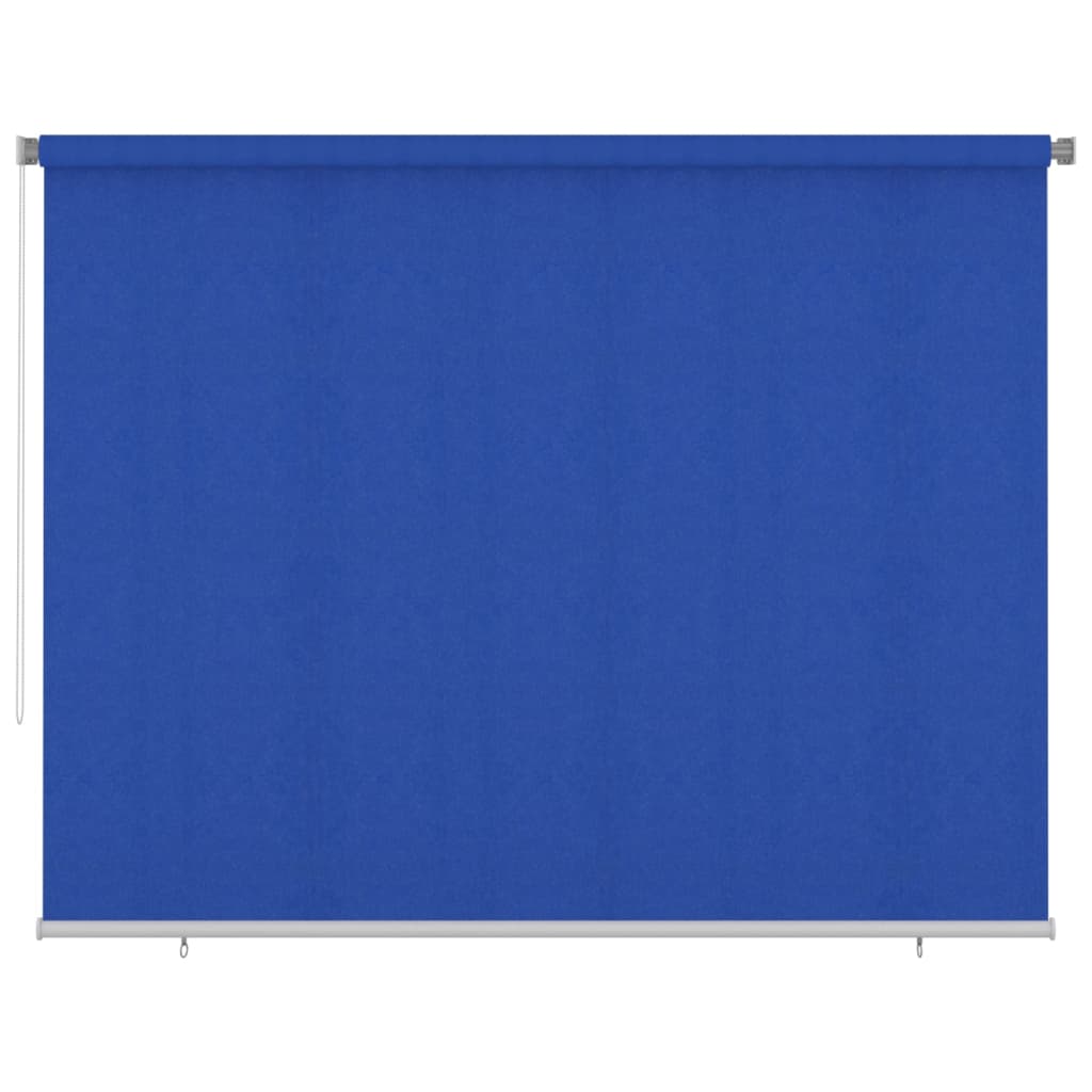 Outdoor Roller Blind 300x230 cm Blue HDPE