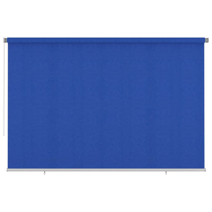 Outdoor Roller Blind 350x230 cm Blue HDPE