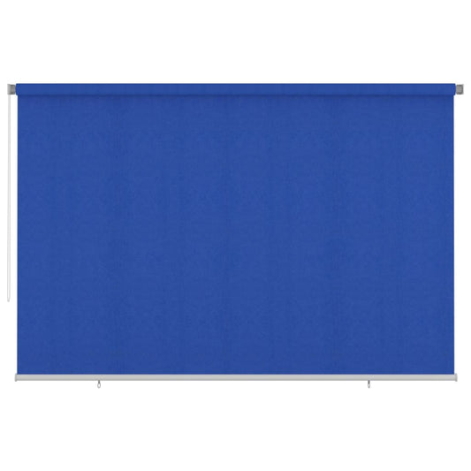 Outdoor Roller Blind 355(W)x230(H) cm Blue HDPE