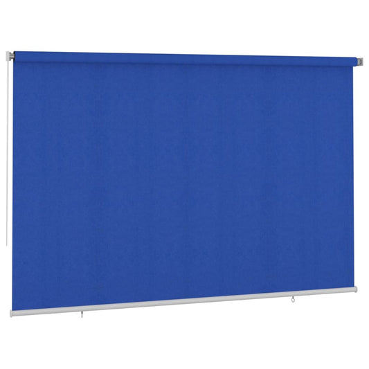 Outdoor Roller Blind 355(W)x230(H) cm Blue HDPE