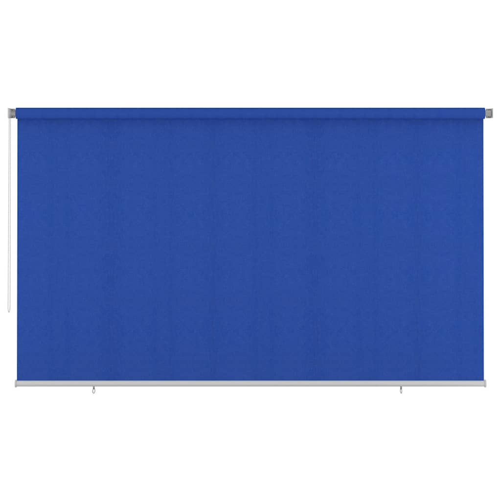 Outdoor Roller Blind 405(W)x230(H) cm Blue HDPE