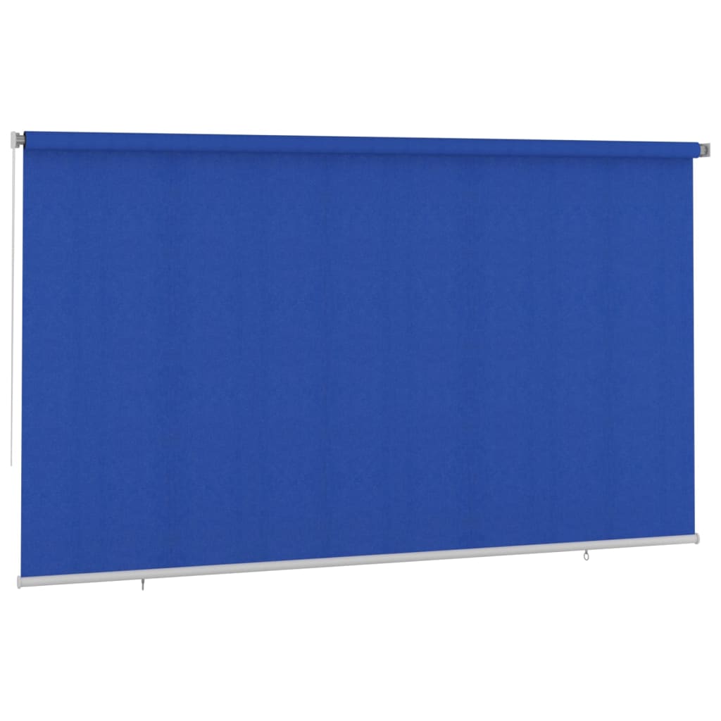 Outdoor Roller Blind 400x230 cm Blue HDPE