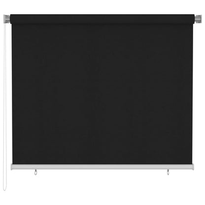 Outdoor Roller Blind 180x140 cm Black