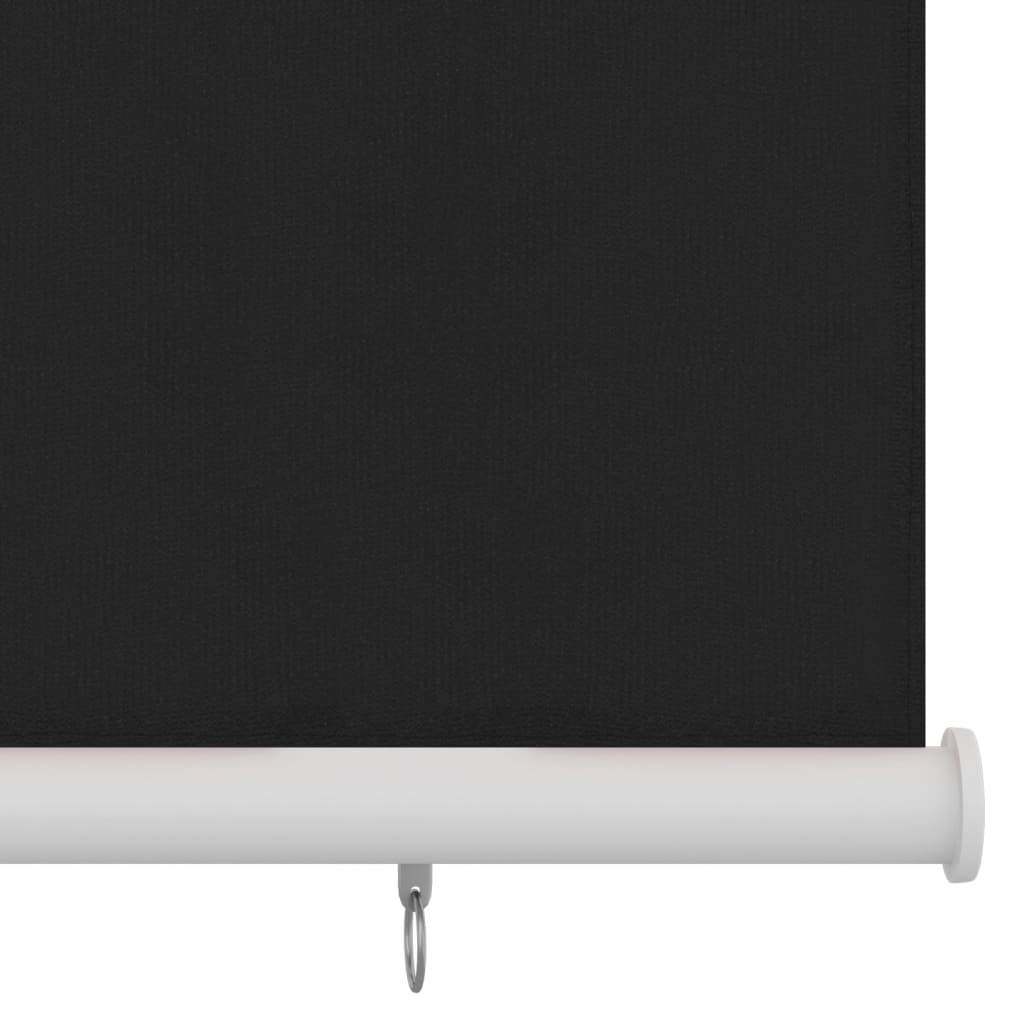 Outdoor Roller Blind 180x140 cm Black