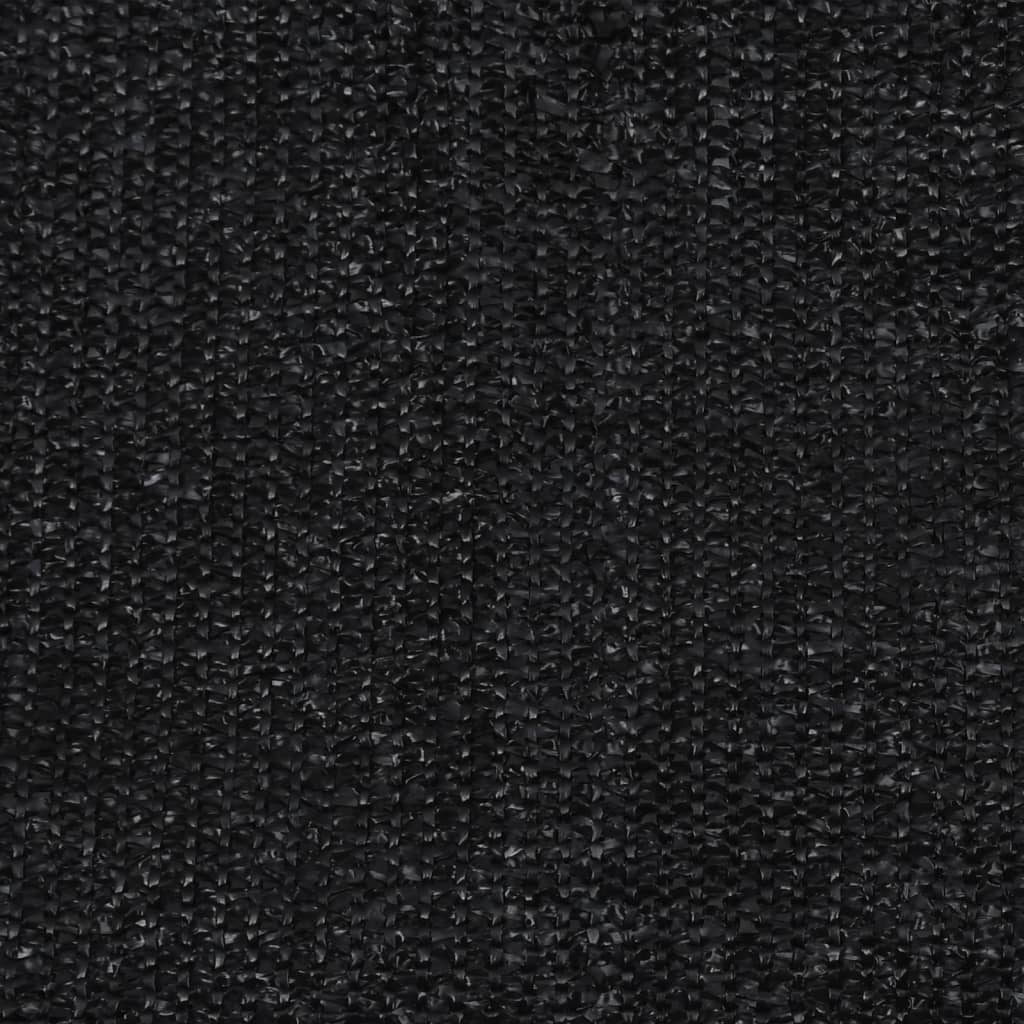 Outdoor Roller Blind 180x140 cm Black