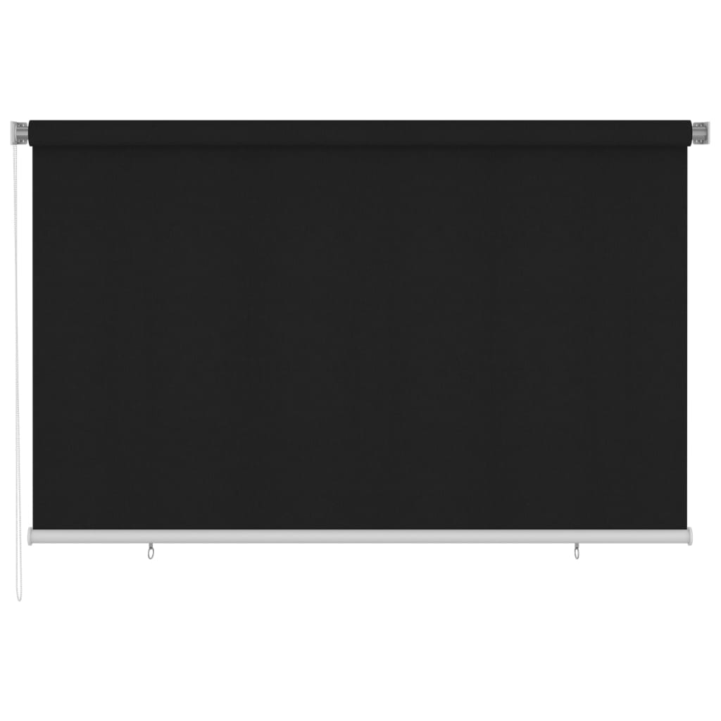 Outdoor Roller Blind 240x140 cm Black