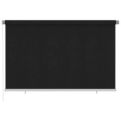 Outdoor Roller Blind 240x140 cm Black