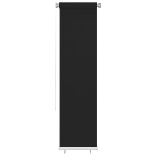 Outdoor Roller Blind 65(W)x230(H) cm Black HDPE