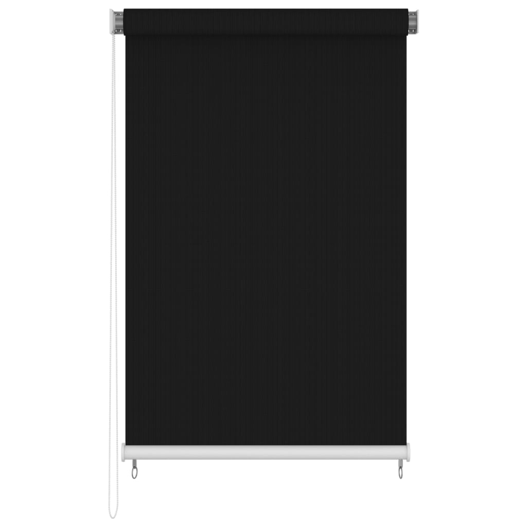 Outdoor Roller Blind 140x230 cm Black